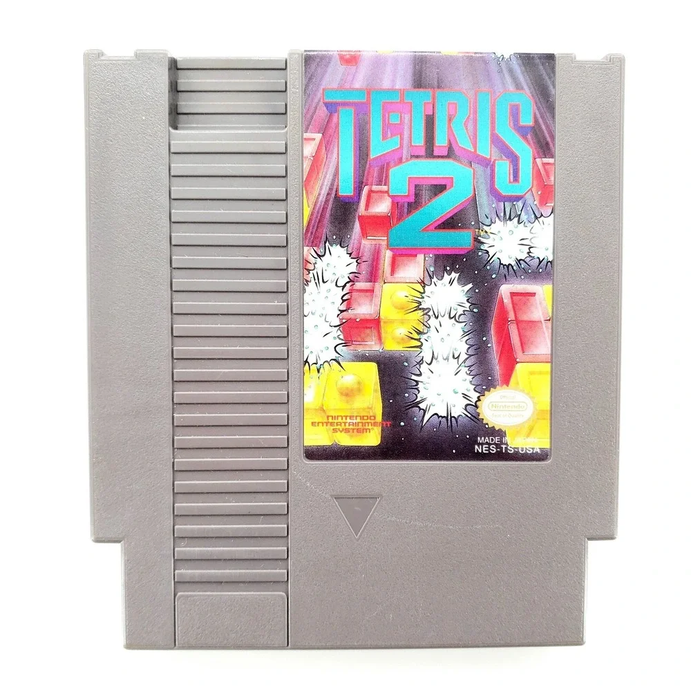 Tetris 2 (Nintendo Entertainment System, 1993) Authentic Complete Tested & Works